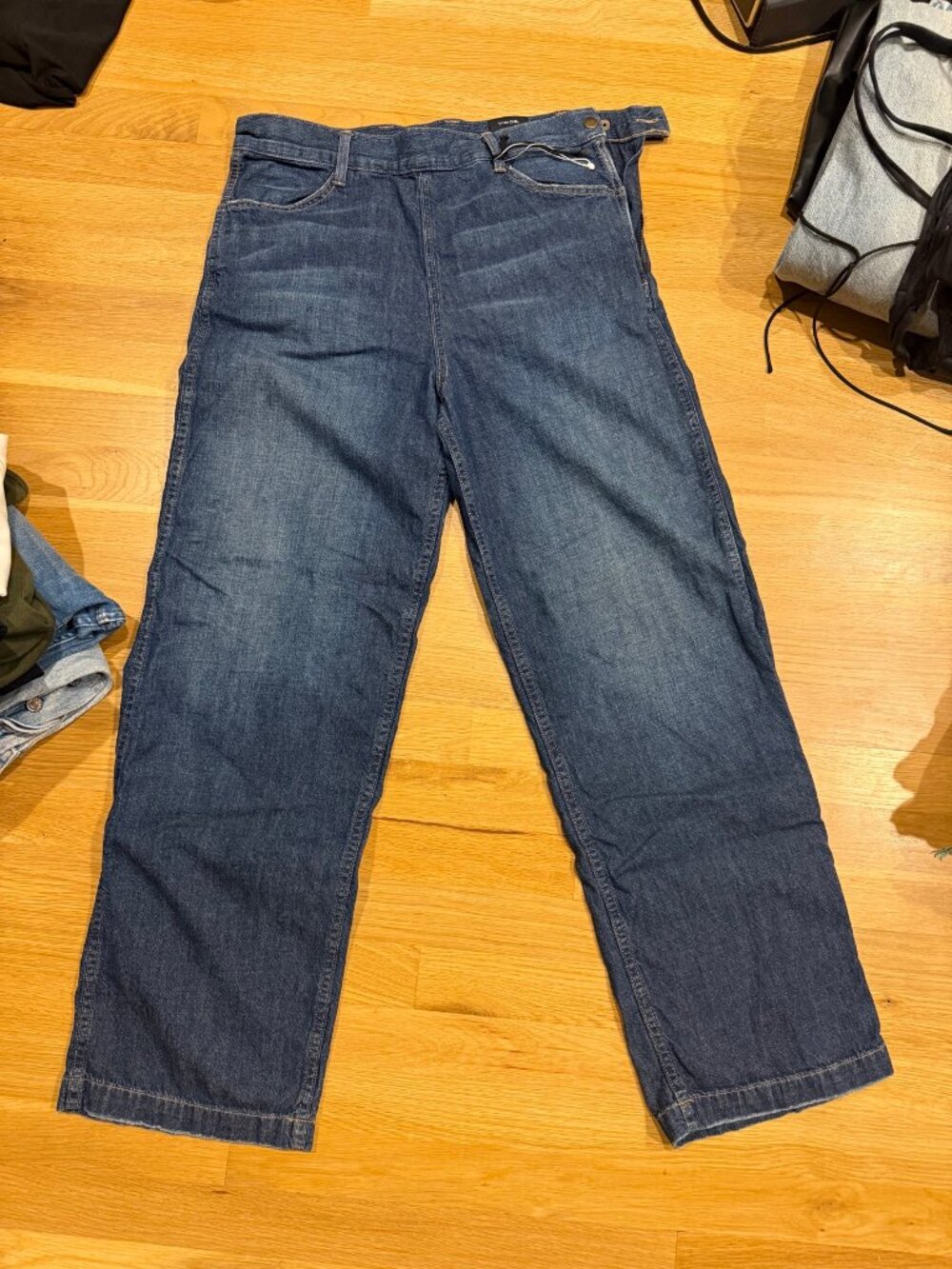 Vince High Rise Wide Leg Jeans Size 27